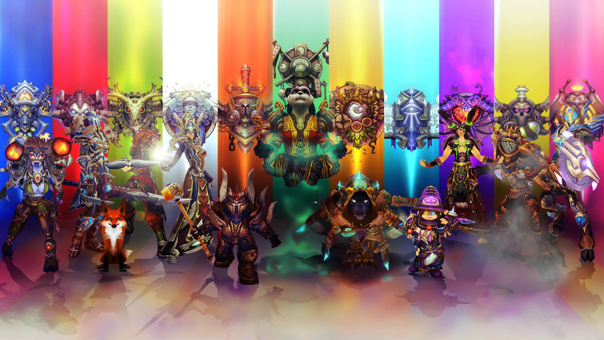 Top 5 most popular WoW classes